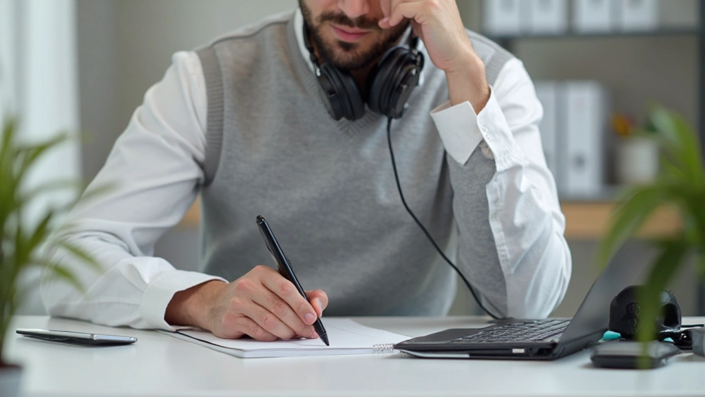 Рабочее пространство без отвлекающих факторов, сосредоточенный профессионал